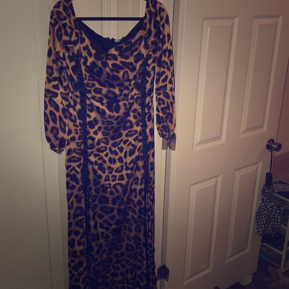 Leopard print dress